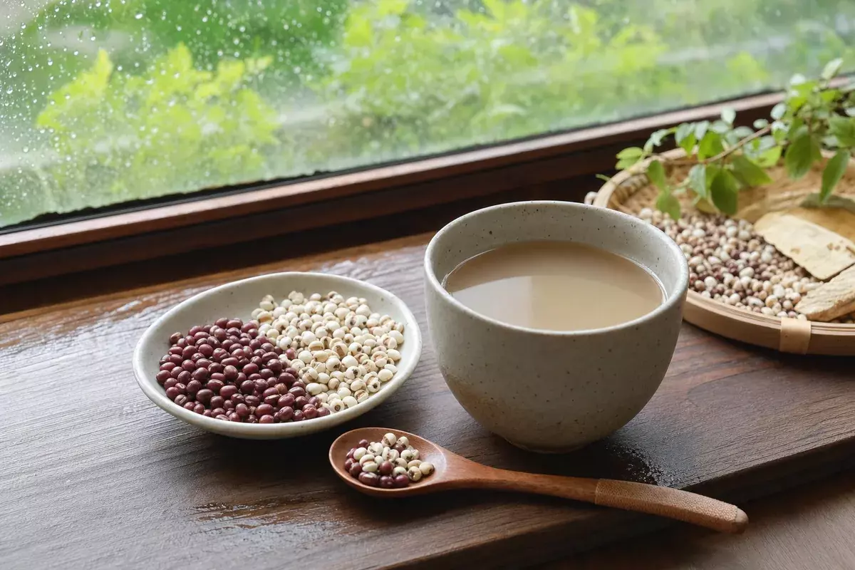 穀雨去濕養生茶與紅豆薏仁